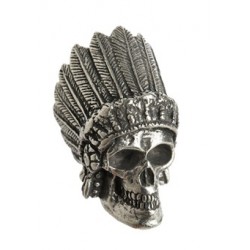 Porte clé Tête de mort "Indien"