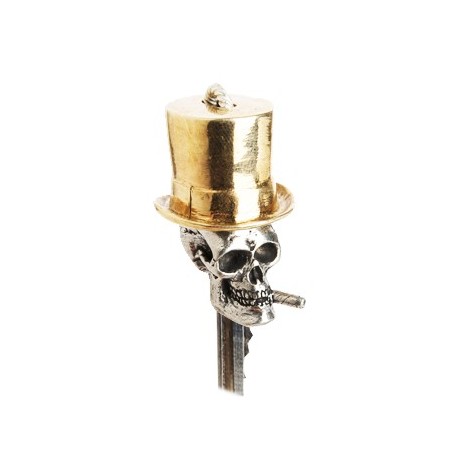 Clé Tête de mort "Haut de Forme"